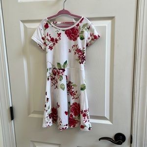 Children’s Place White Floral Dress Size 5/6
